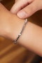 Heliophilia Silver Pulsera de Metal Plata con Revestimiento de Laca